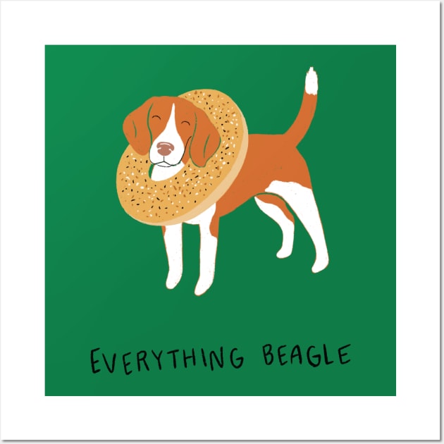 Everything Beagle Wall Art by Megan Roy